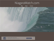Tablet Screenshot of niagarawatch.com